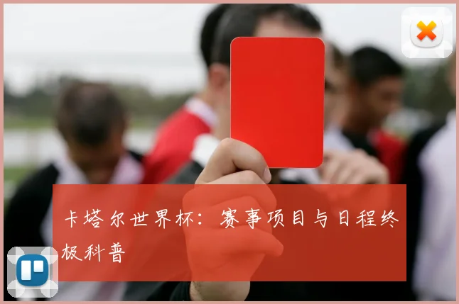 卡塔尔世界杯：赛事项目与日程终极科普
